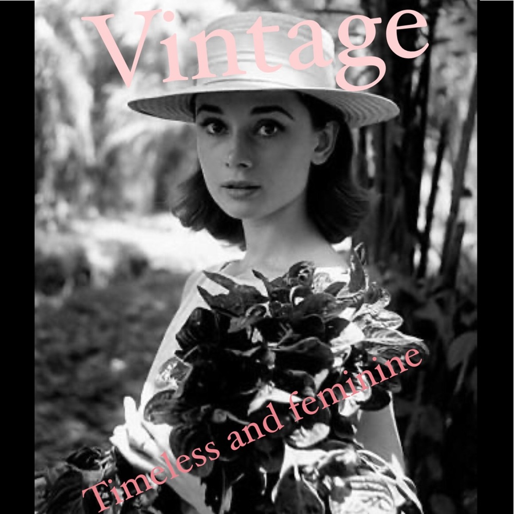 We are happy to include vintage in our closet🌹